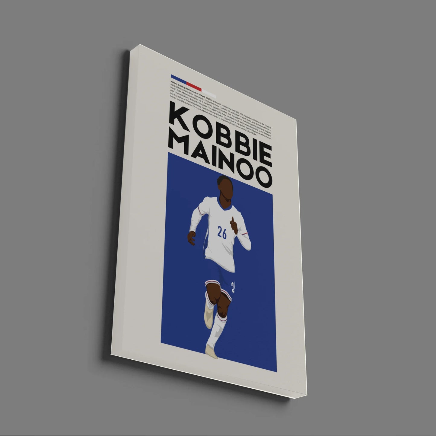 Kobbie Mainoo England - Minimalist