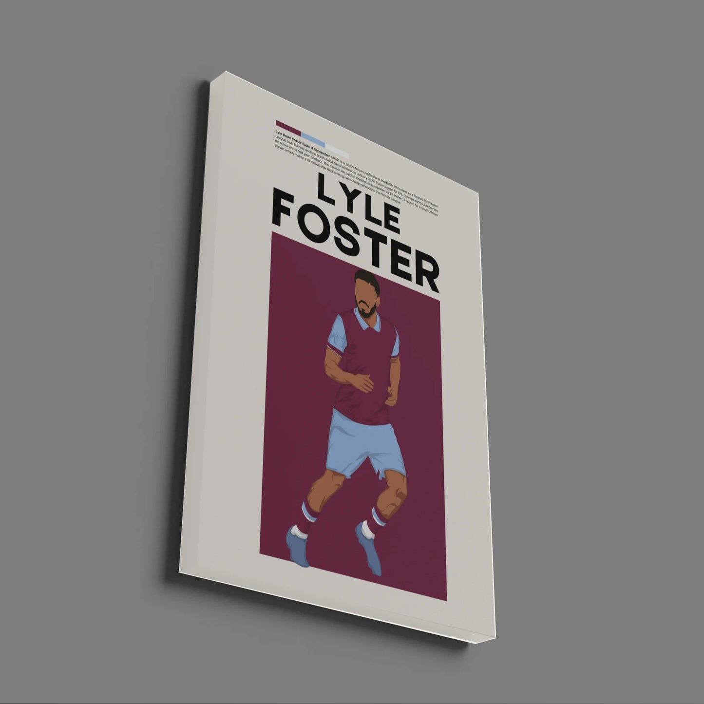 Lyle Foster Burnley - Minimalist