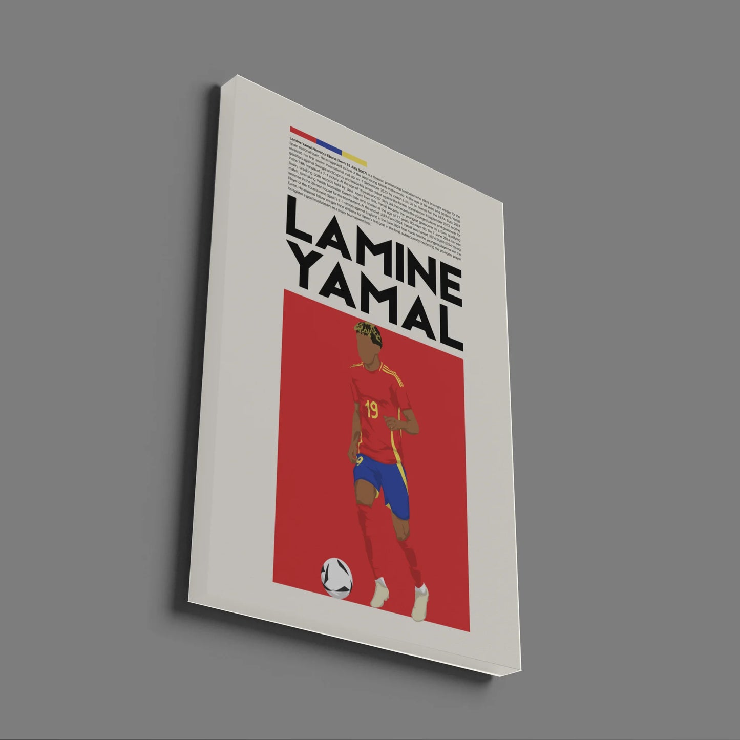 Lamine Yamal Spain - Minimalist