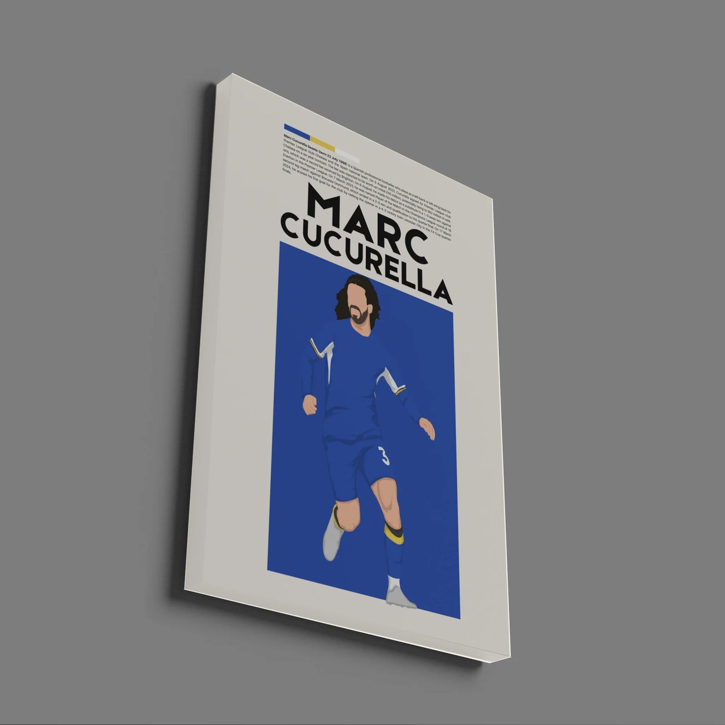 Marc Cucurella Chelsea - Minimalist