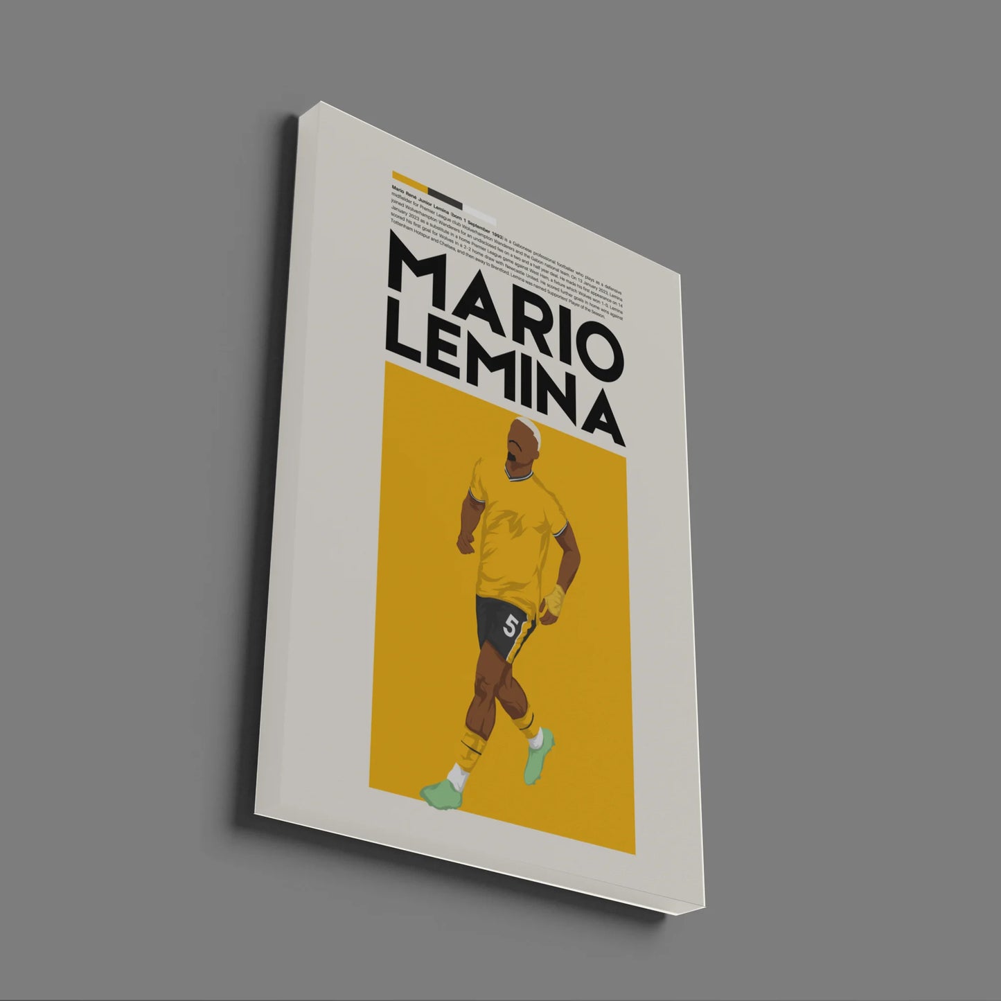 Mario Lemina Wolves - Minimalist