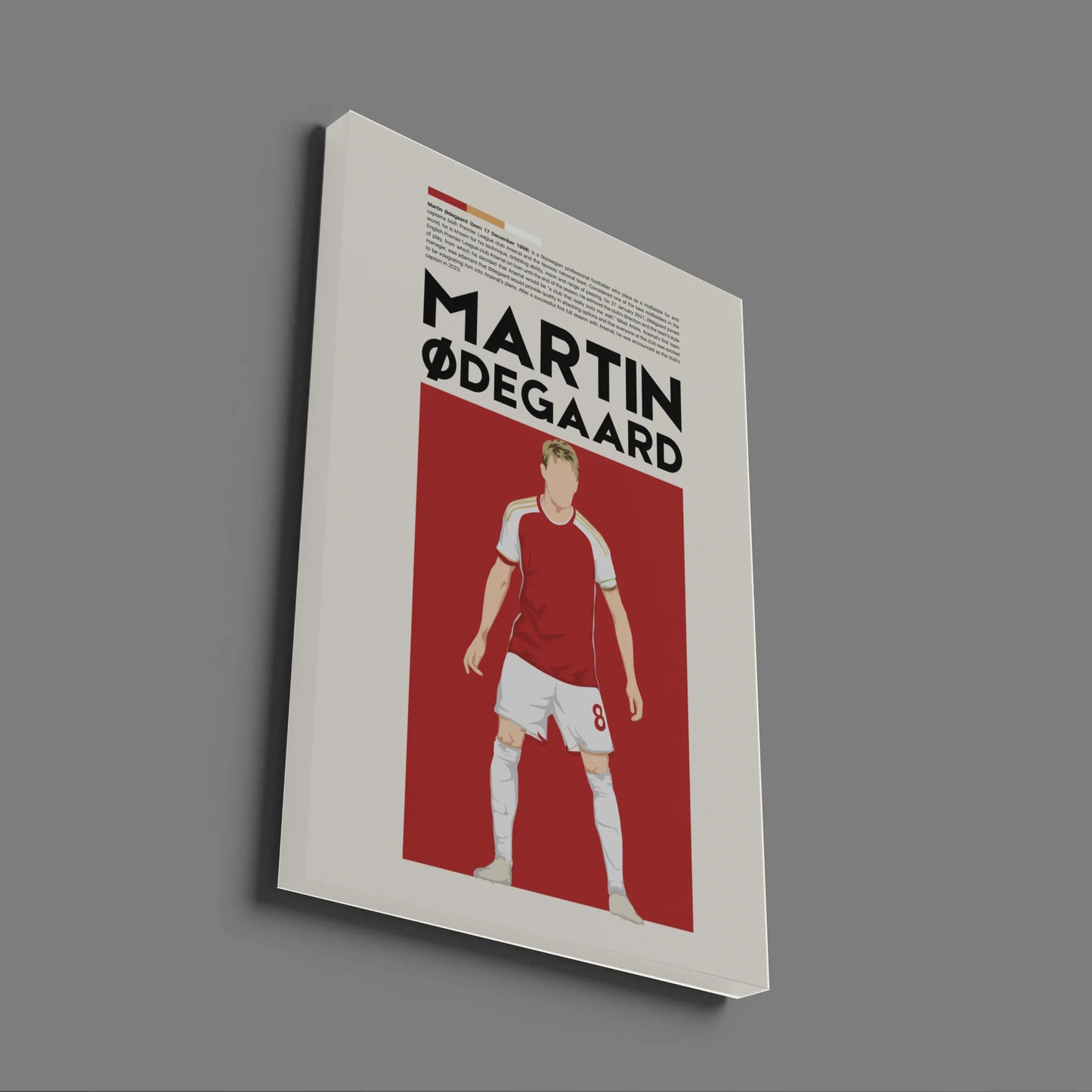 Martin Ødegaard Arsenal - Minimalist