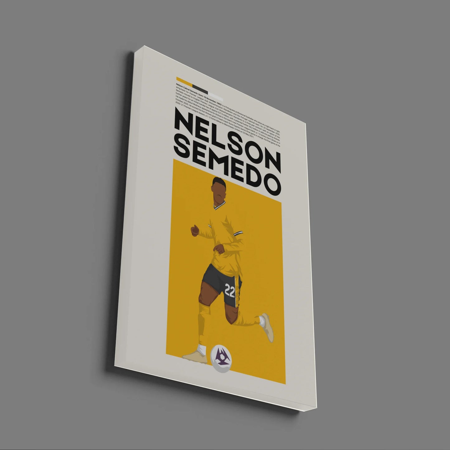 Nélson Semedo Wolves - Minimalist
