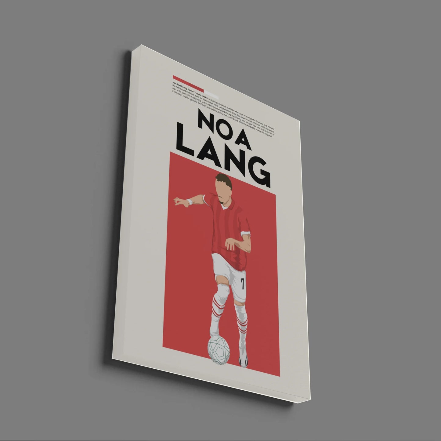 Noa Lang PSV - Minimalist