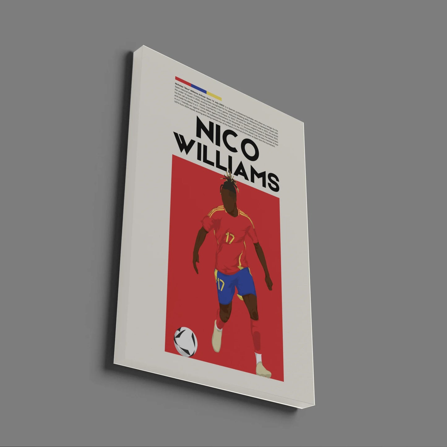 Nico Williams Spain - Minimalist