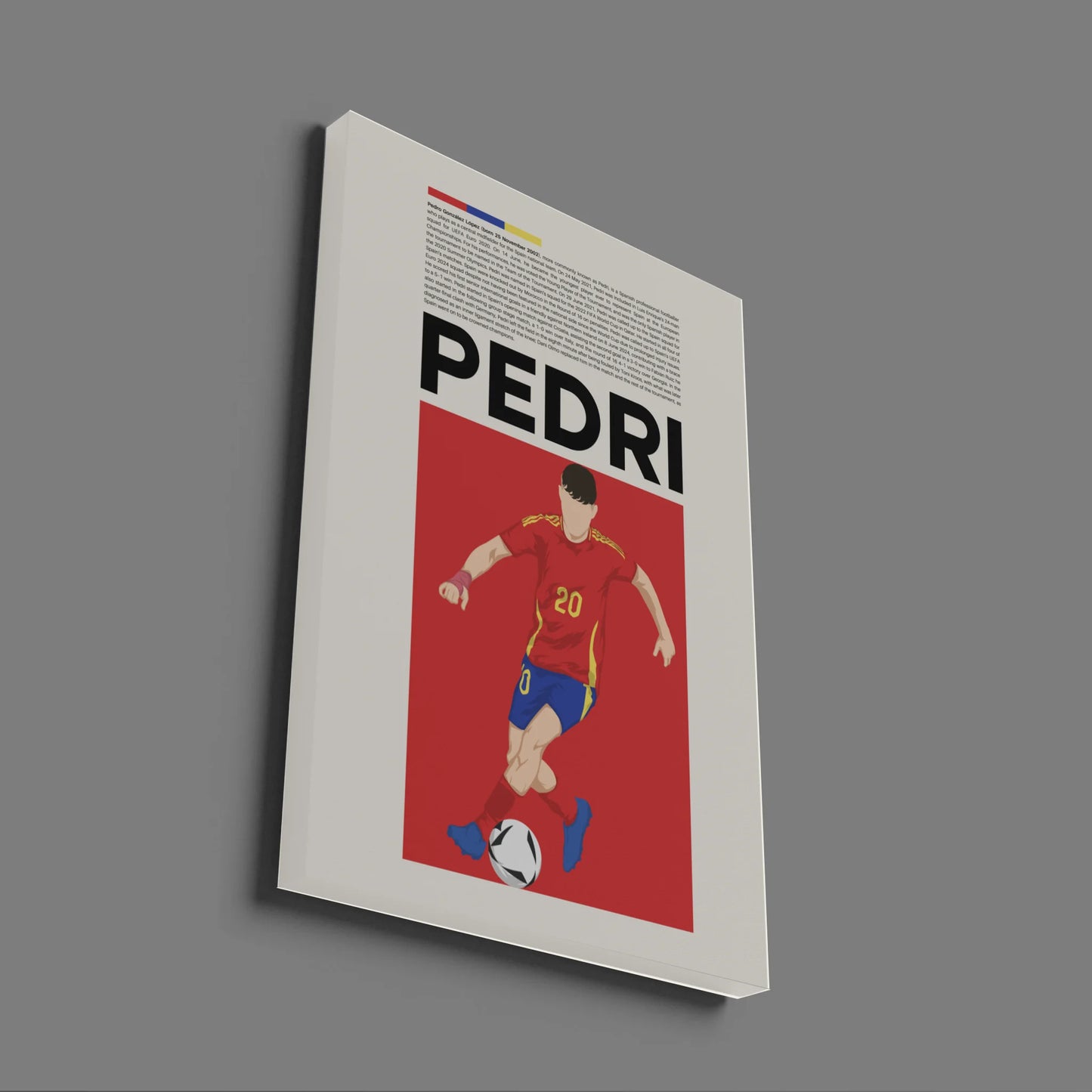 Pedri Spain - Minimalist