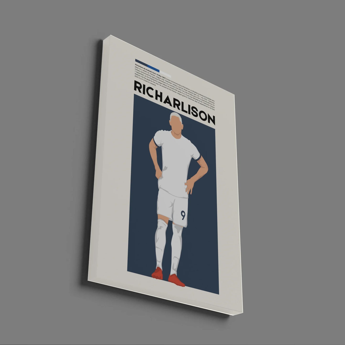 Richarlison Tottenham - Minimalist