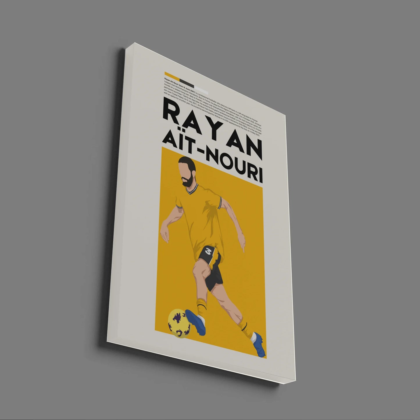 Rayan Aït-Nouri Wolves - Minimalist