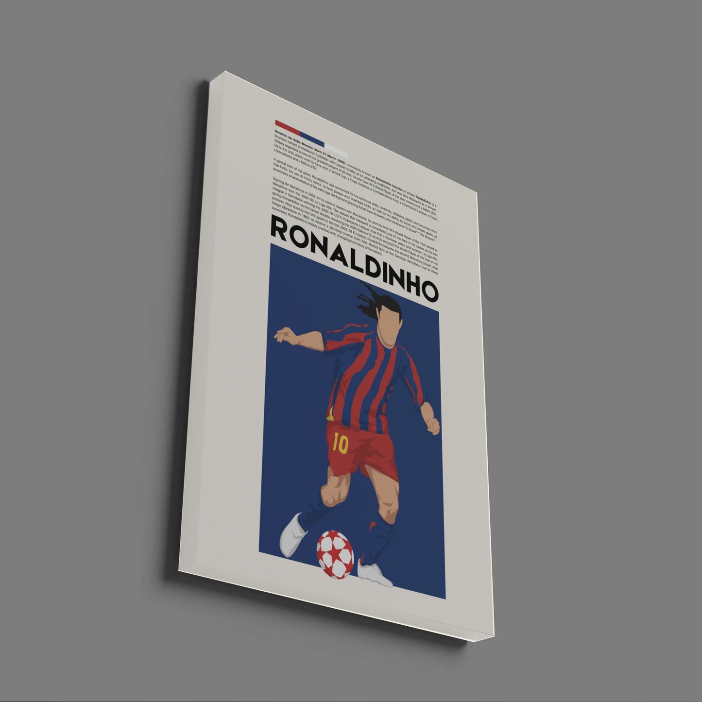 Ronaldinho Barcelona - Minimalist