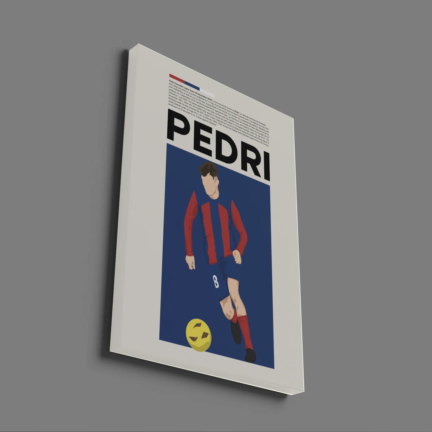 Pedri Barcelona - Minimalist