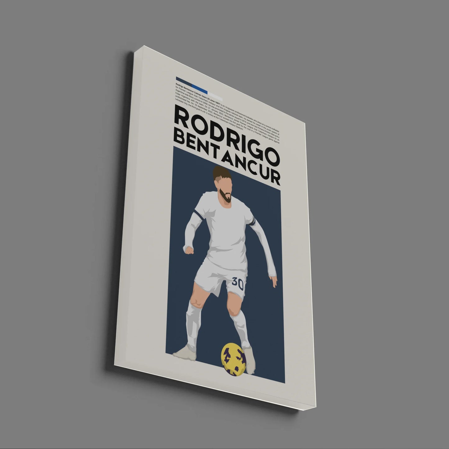 Rodrigo Bentancur Tottenham - Minimalist