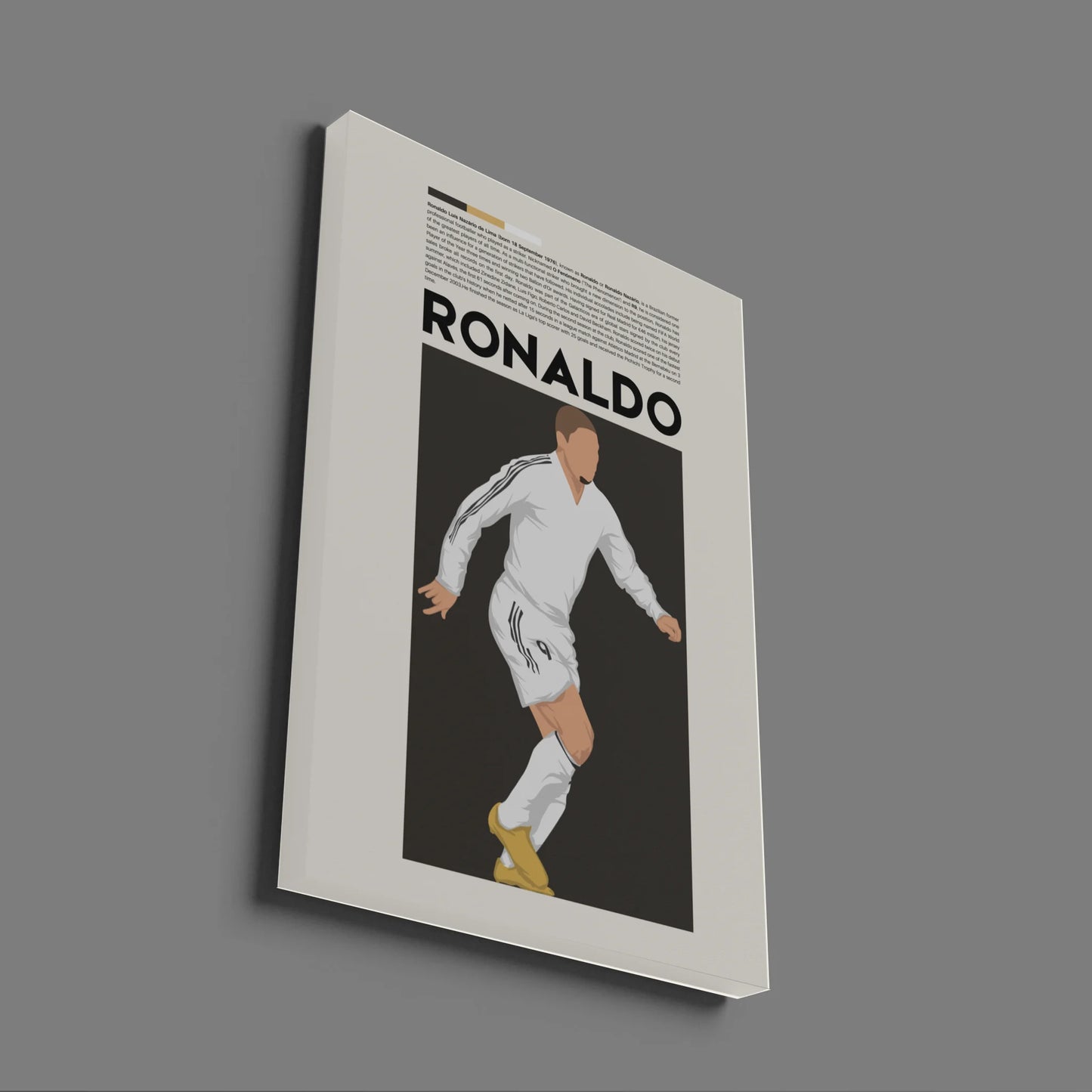 Ronaldo R9 Real Madrid - Minimalist