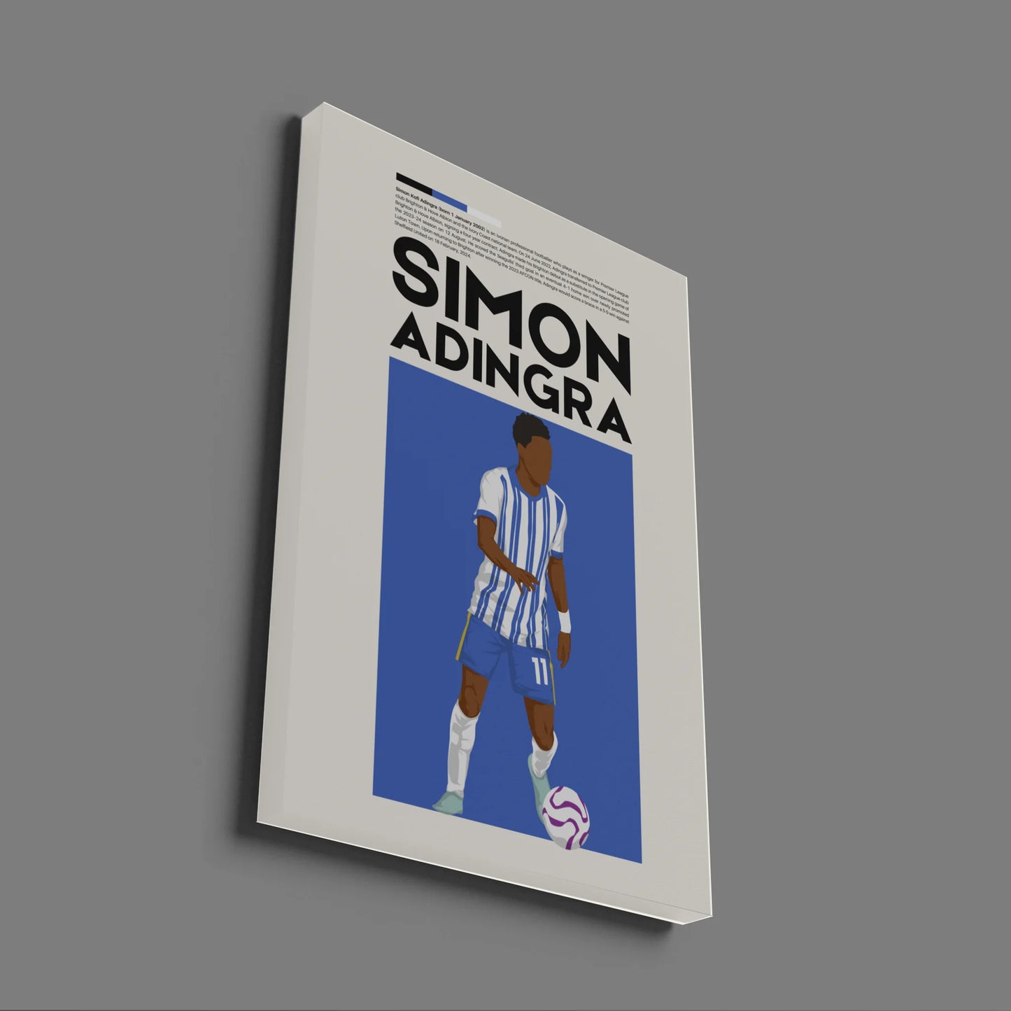 Simon Adingra Brighton - Minimalist