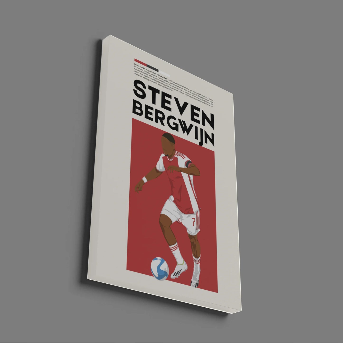 Steven Bergwijn Ajax - Minimalist