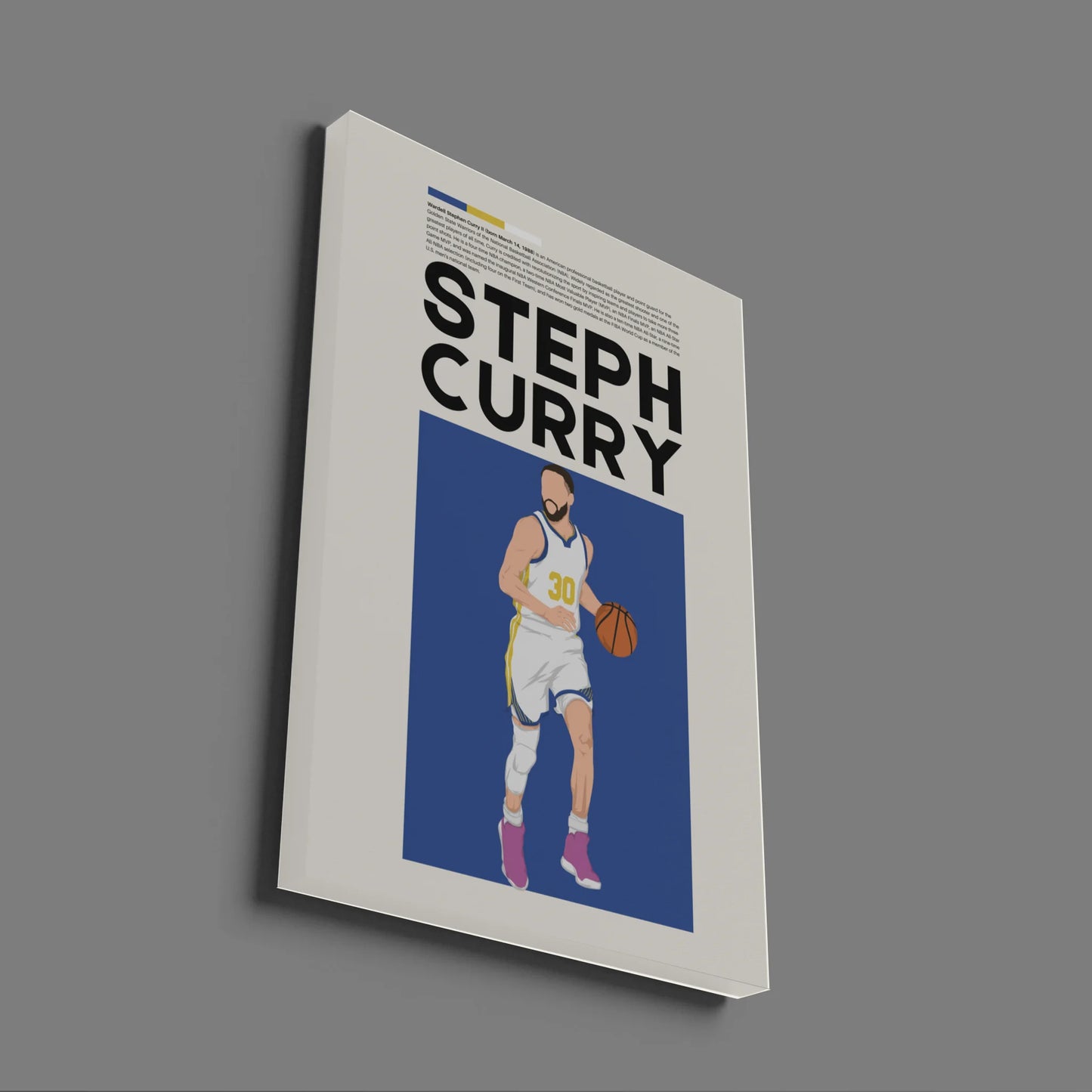 Steph Curry San Francisco - Minimalist