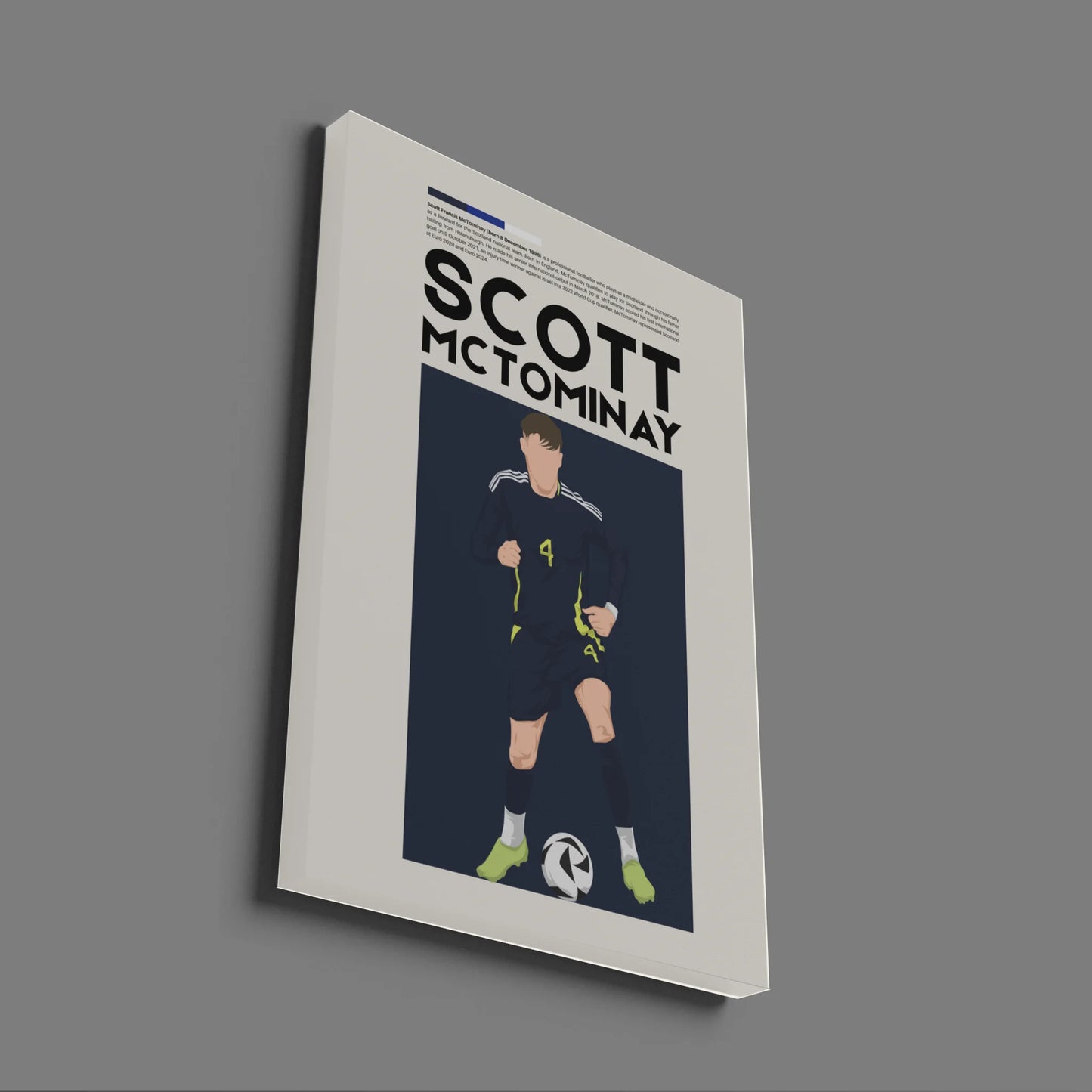 Scott McTominay Scotland - Minimalist