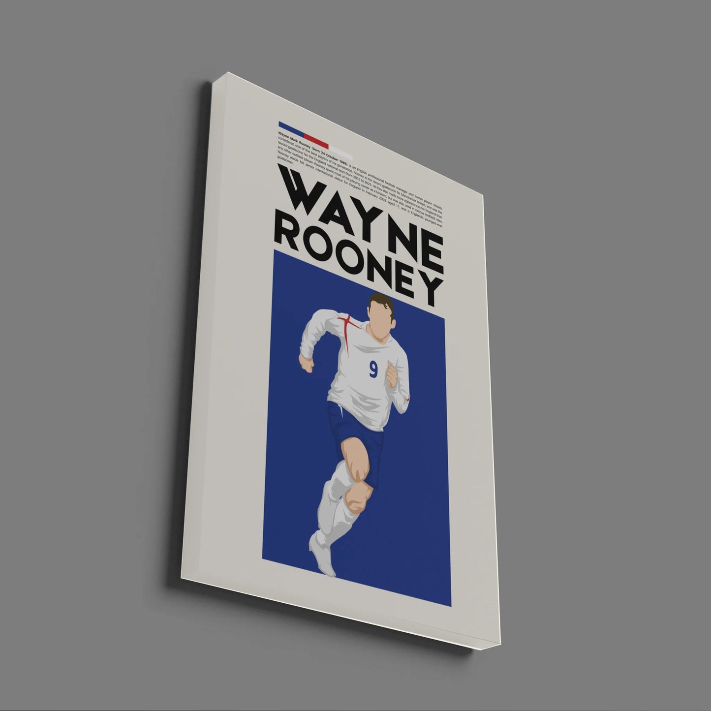 Wayne Rooney England - Minimalist