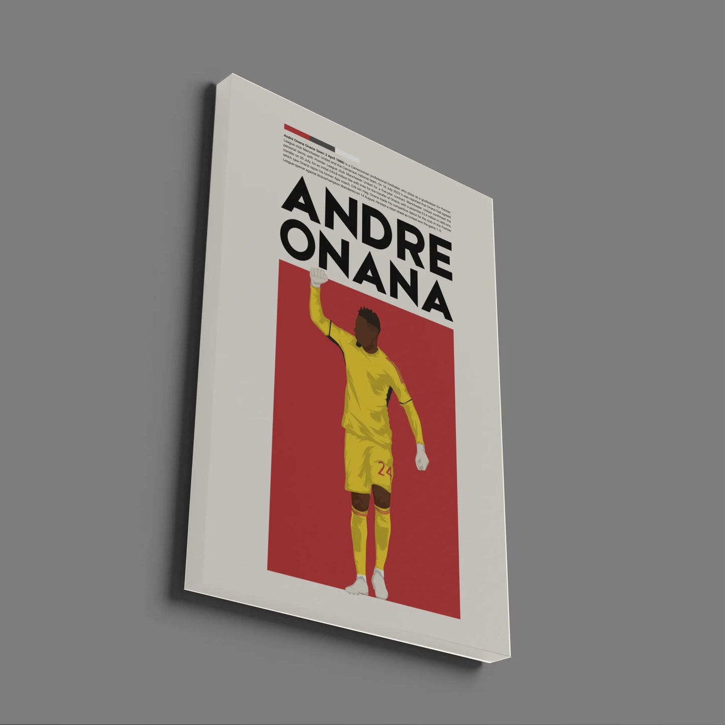 André Onana Man Utd - Minimalist