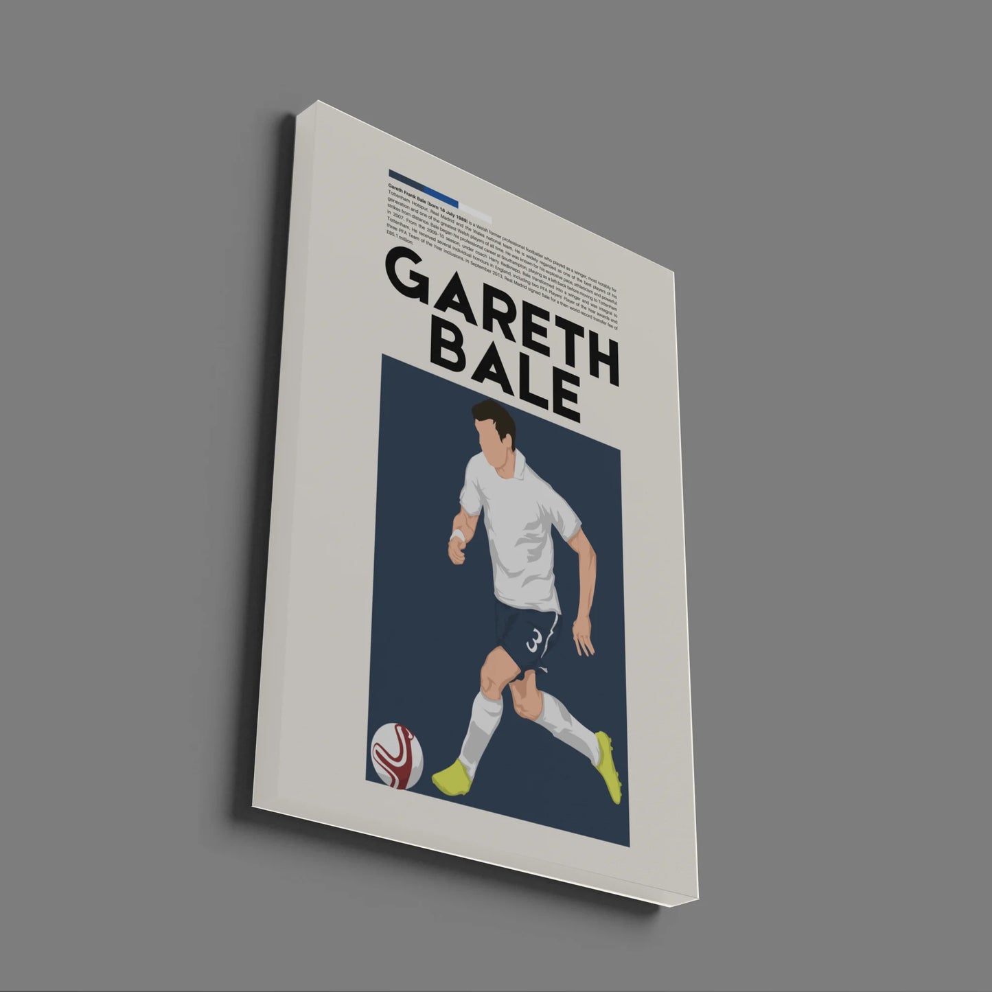 Gareth Bale Tottenham - Minimalist