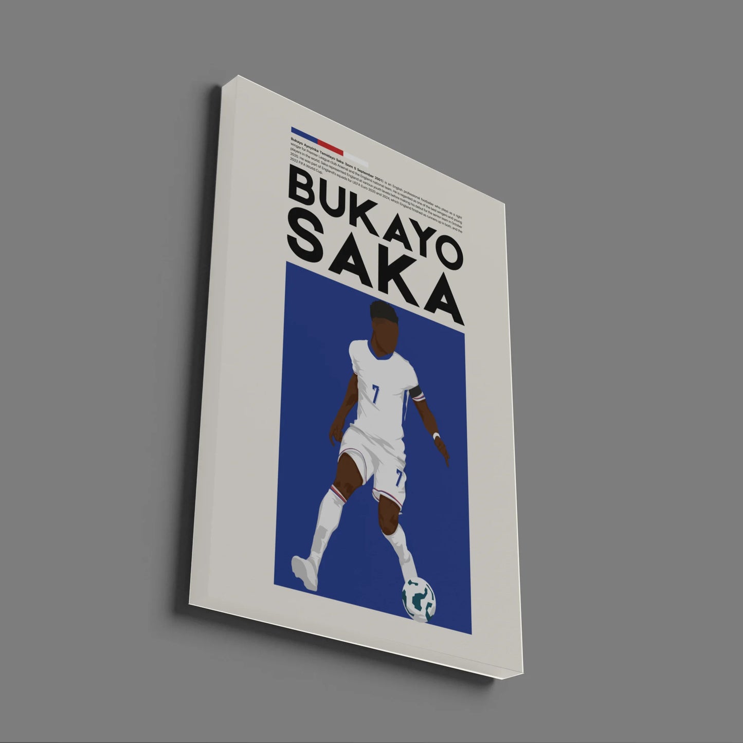 Bukayo Saka England - Minimalist