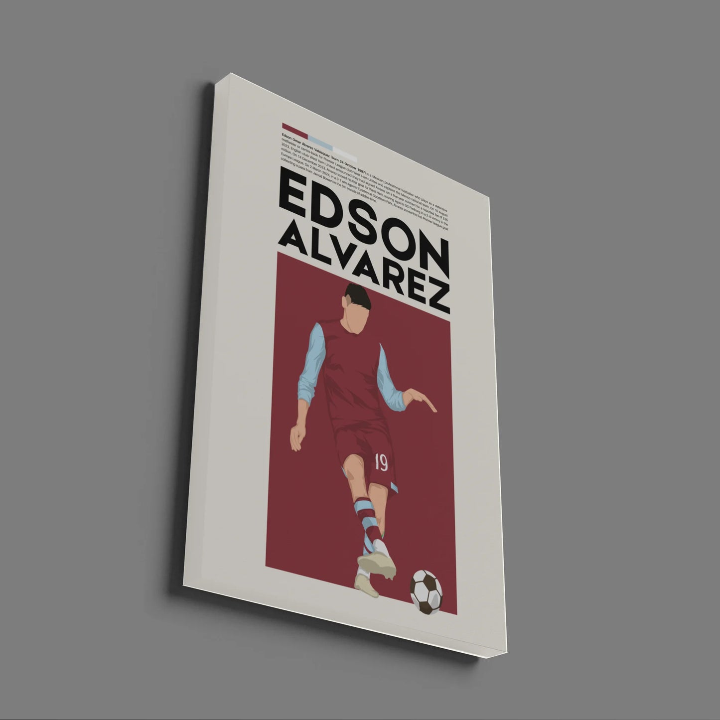 Edson Álvarez West Ham - Minimalist
