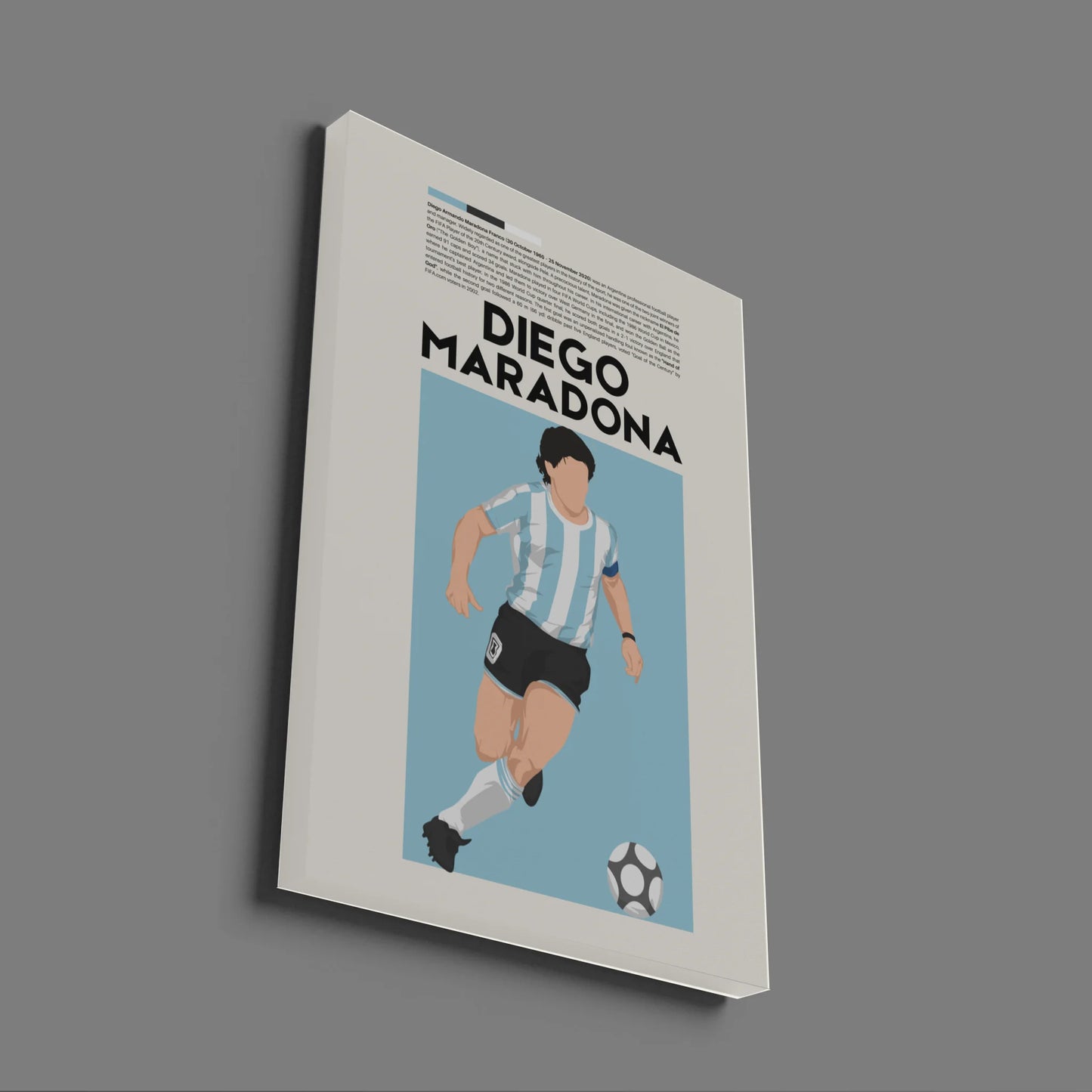 Diego Maradona Argentina - Minimalist