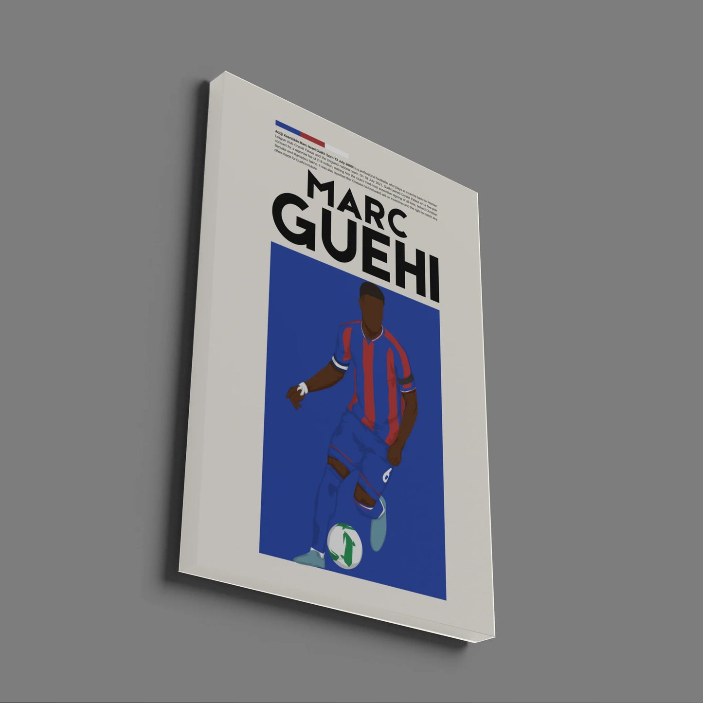 Marc Guéhi Crystal Palace - Minimalist