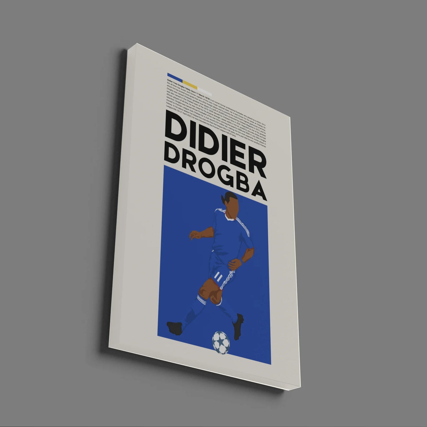 Didier Drogba Chelsea - Minimalist