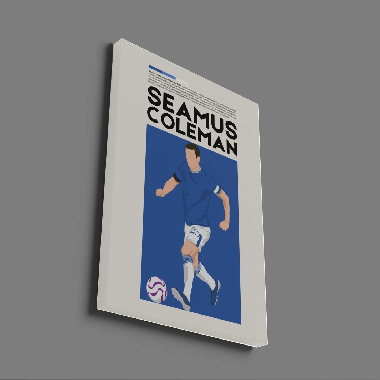 Séamus Coleman Everton - Minimalist