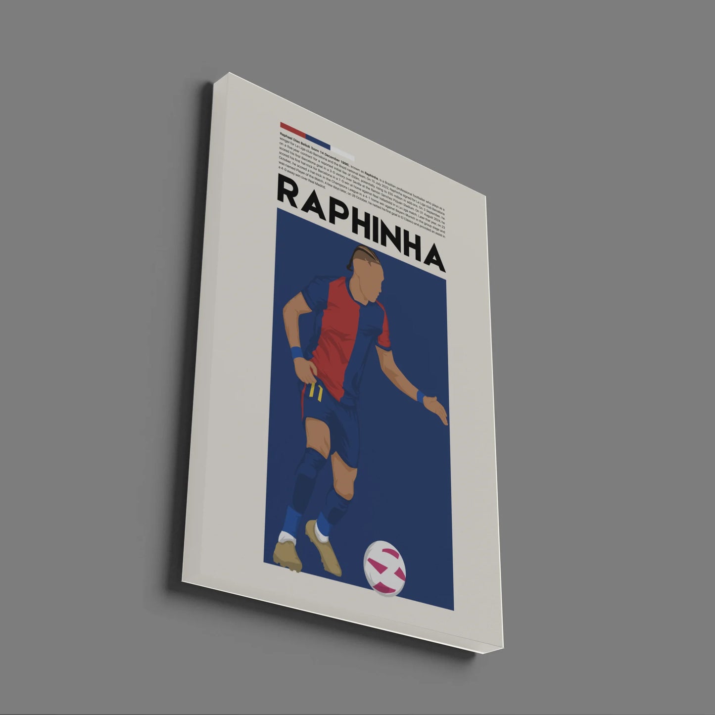 Raphinha Barcelona - Minimalist