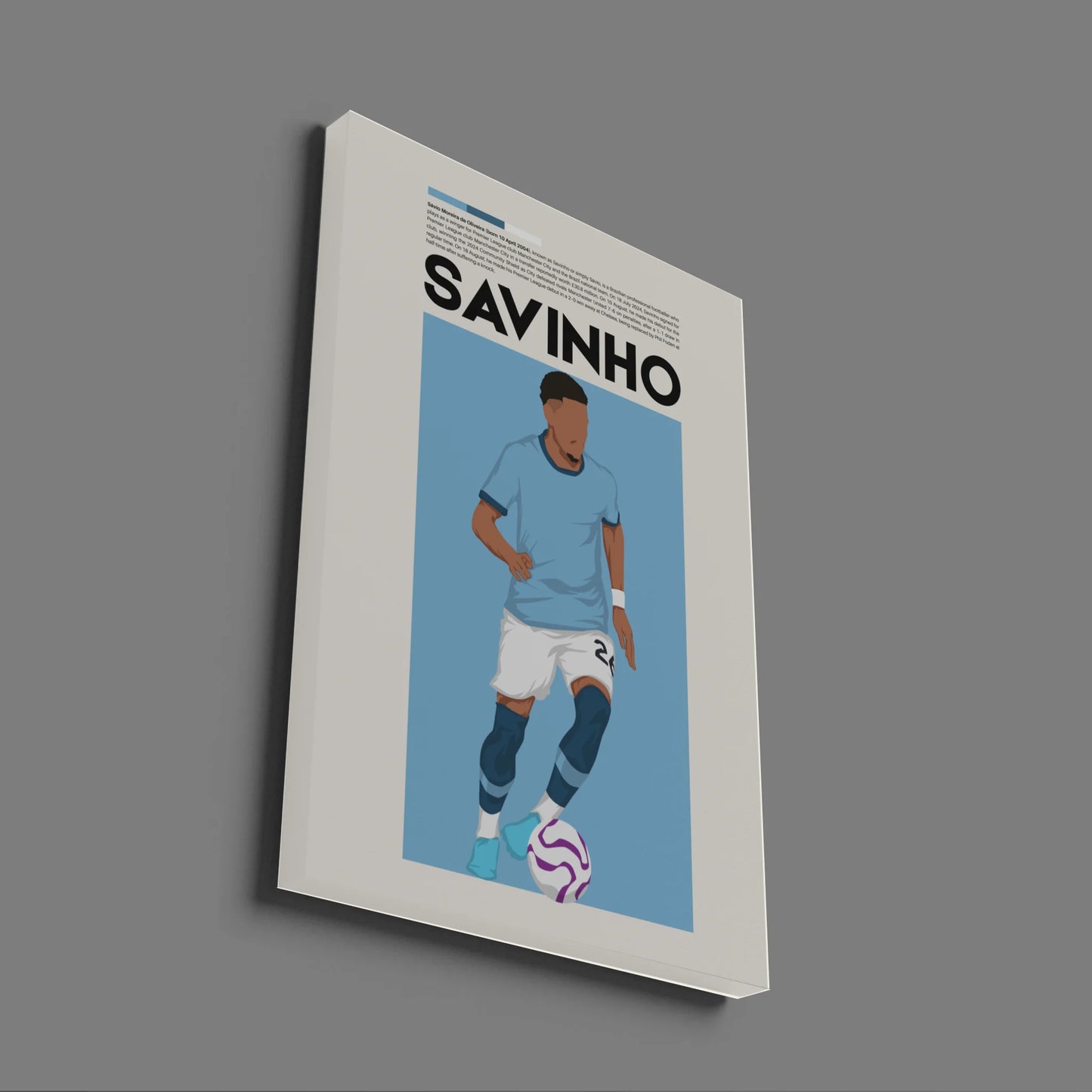 Savinho Man City - Minimalist