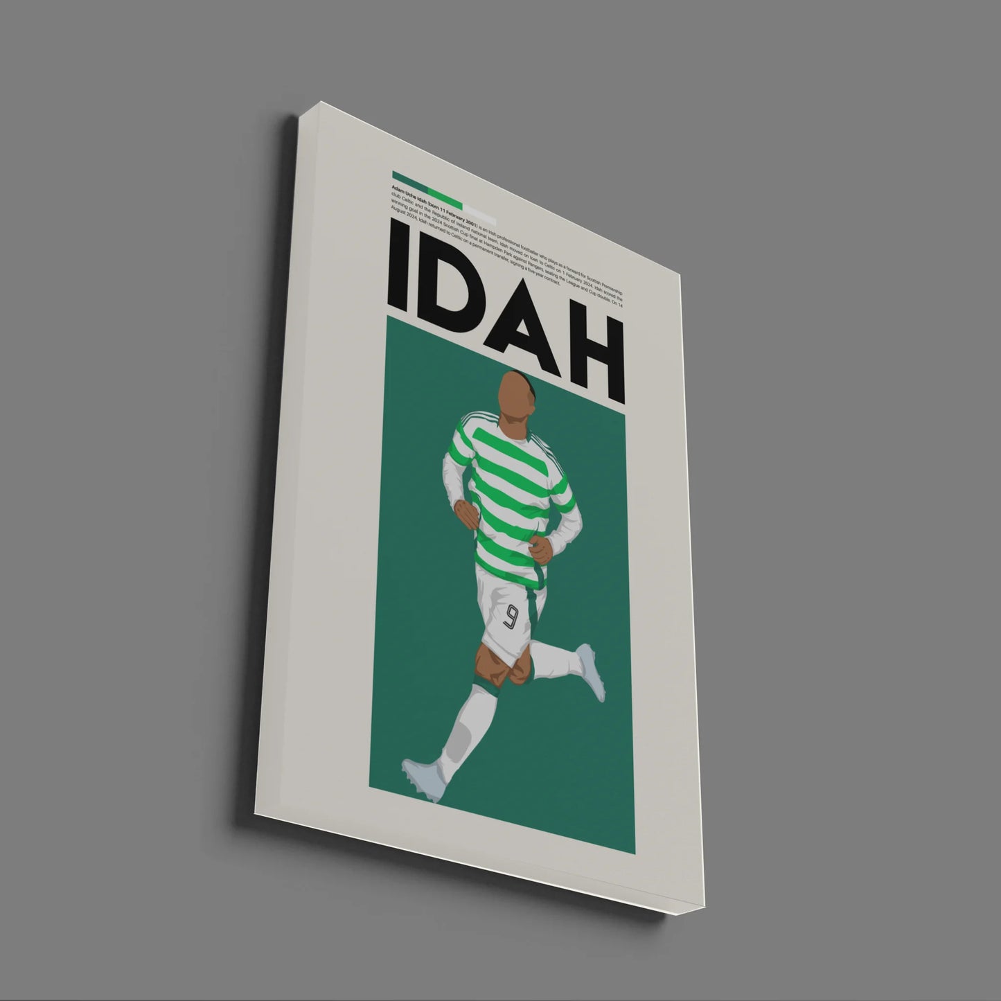 Adam Idah Celtic - Minimalist