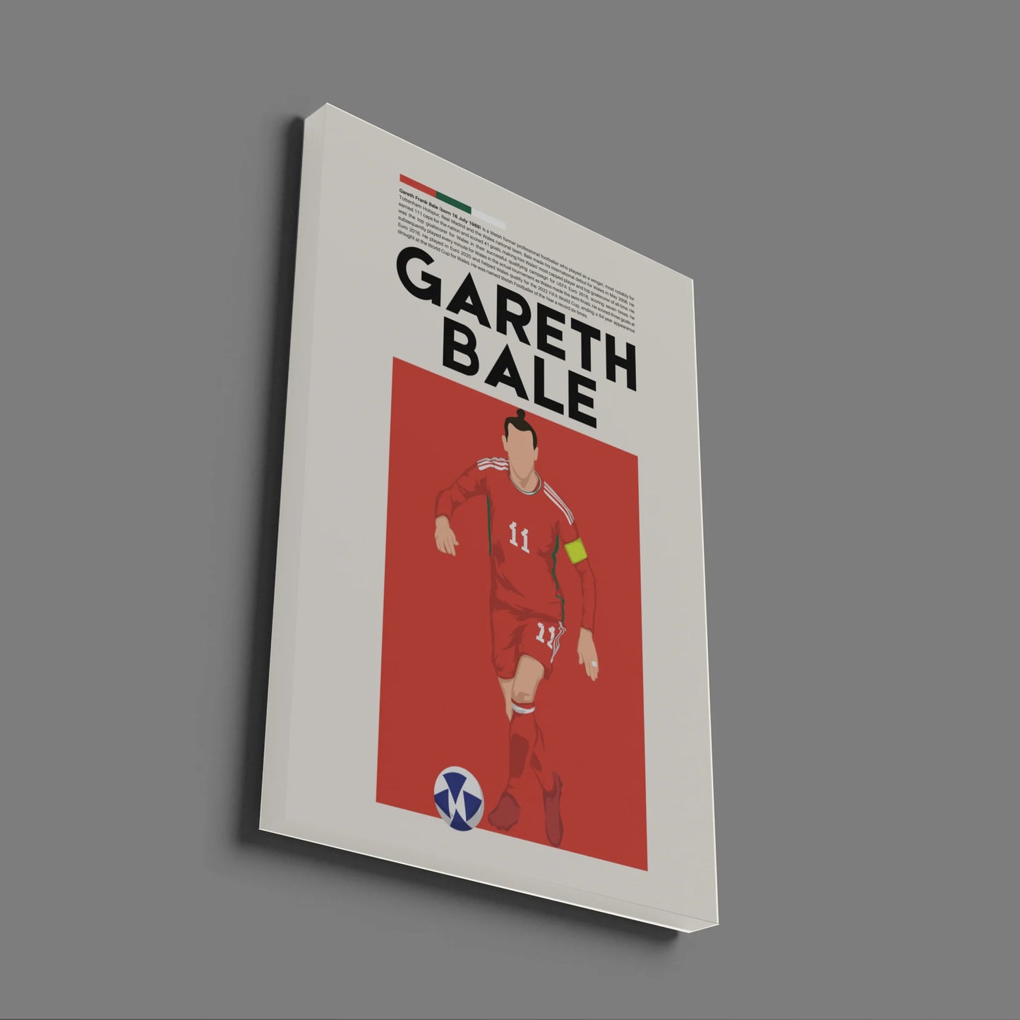 Gareth Bale Wales - Minimalist