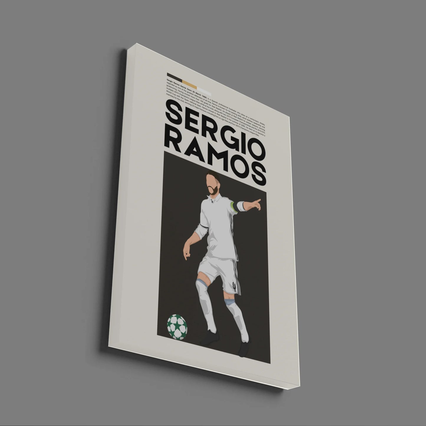 Sergio Ramos Real Madrid - Minimalist