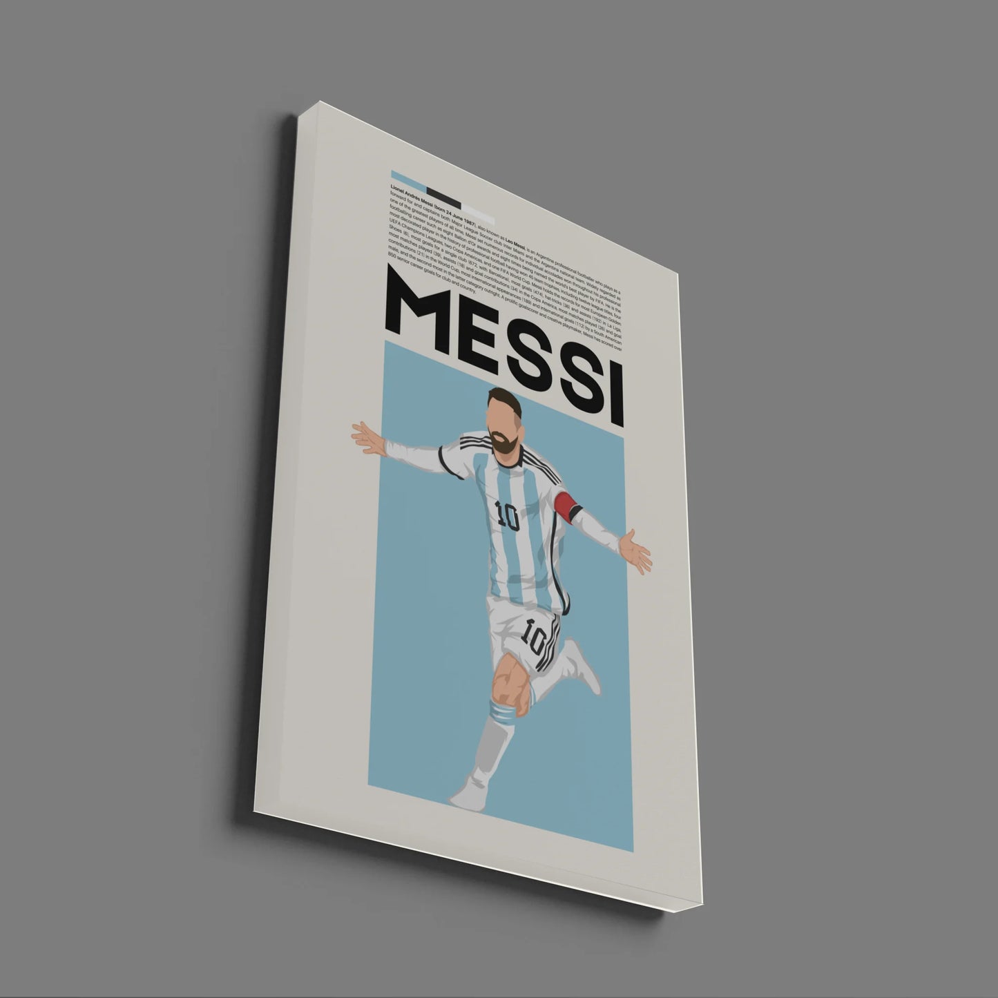 Lionel Messi Argentina - Minimalist