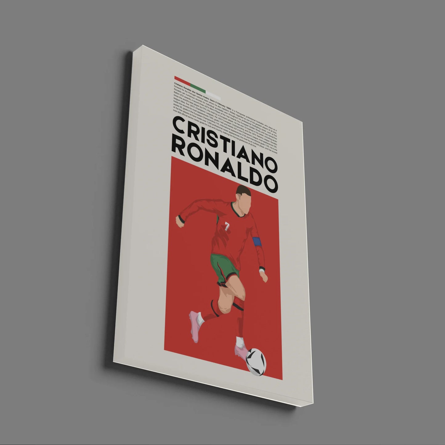 Cristiano Ronaldo Portugal - Minimalist