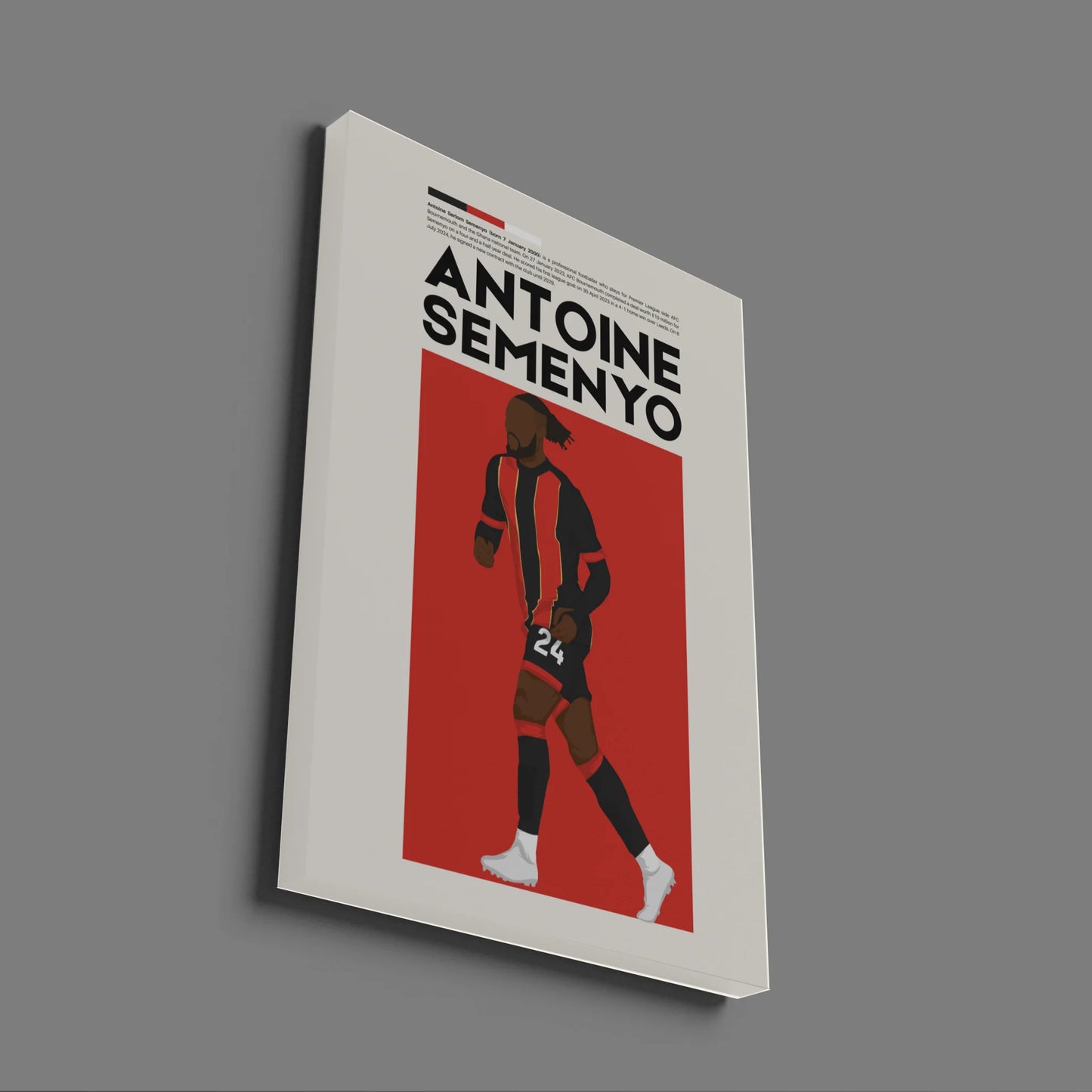 Antoine Semenyo Bournemouth - Minimalist