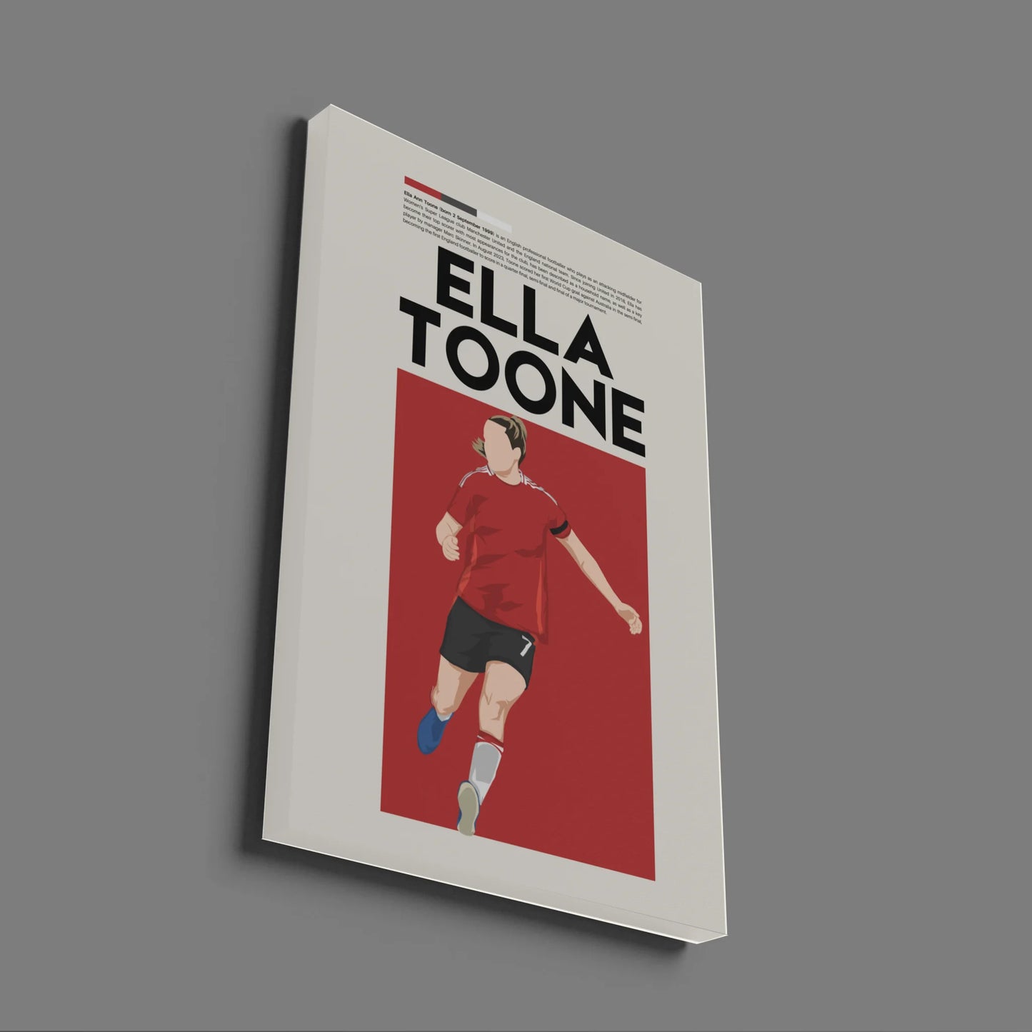 Ella Toone Man Utd - Minimalist