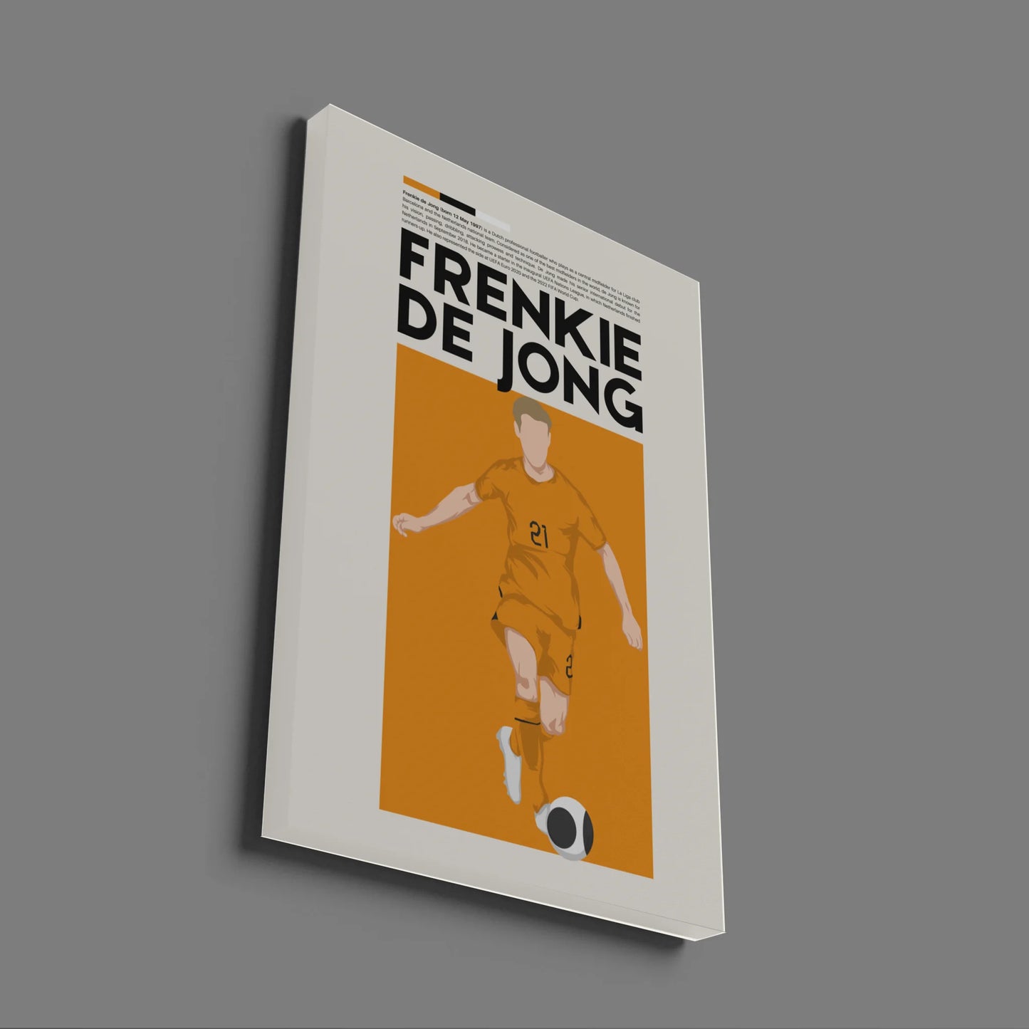 Frenkie de Jong Netherlands - Minimalist