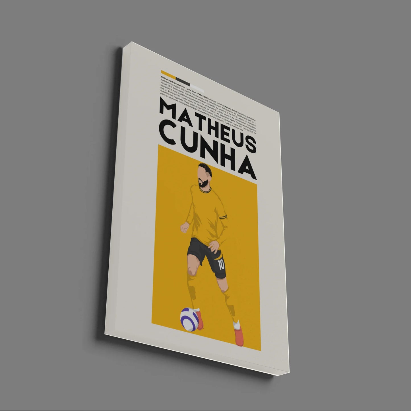 Matheus Cunha Wolves - Minimalist