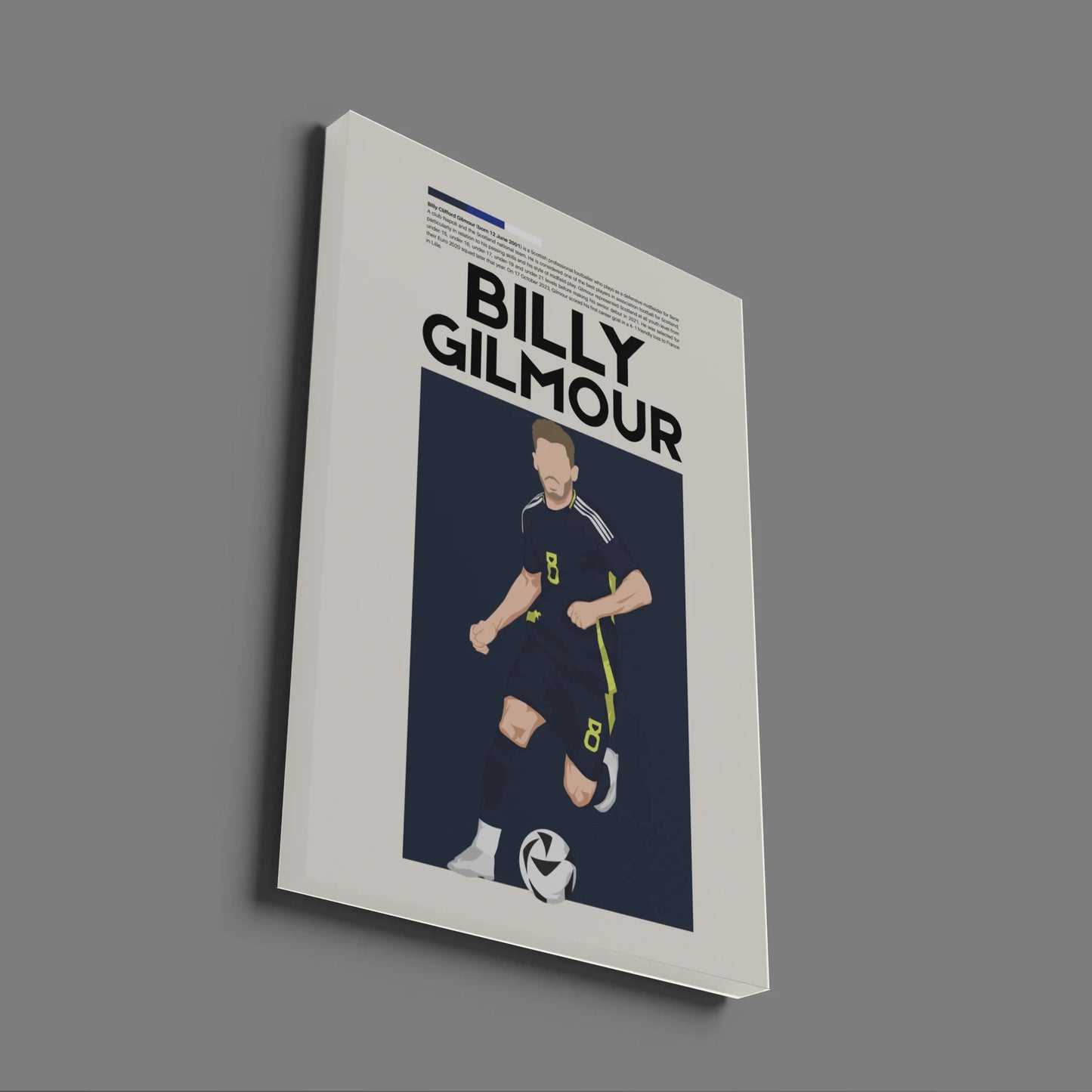 Billy Gilmour Scotland - Minimalist