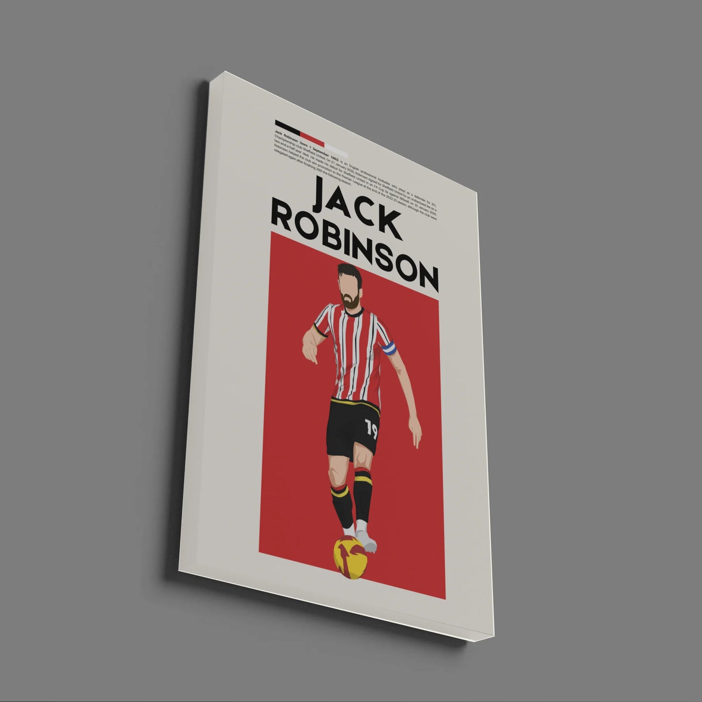 Jack Robinson Sheffield Utd - Minimalist