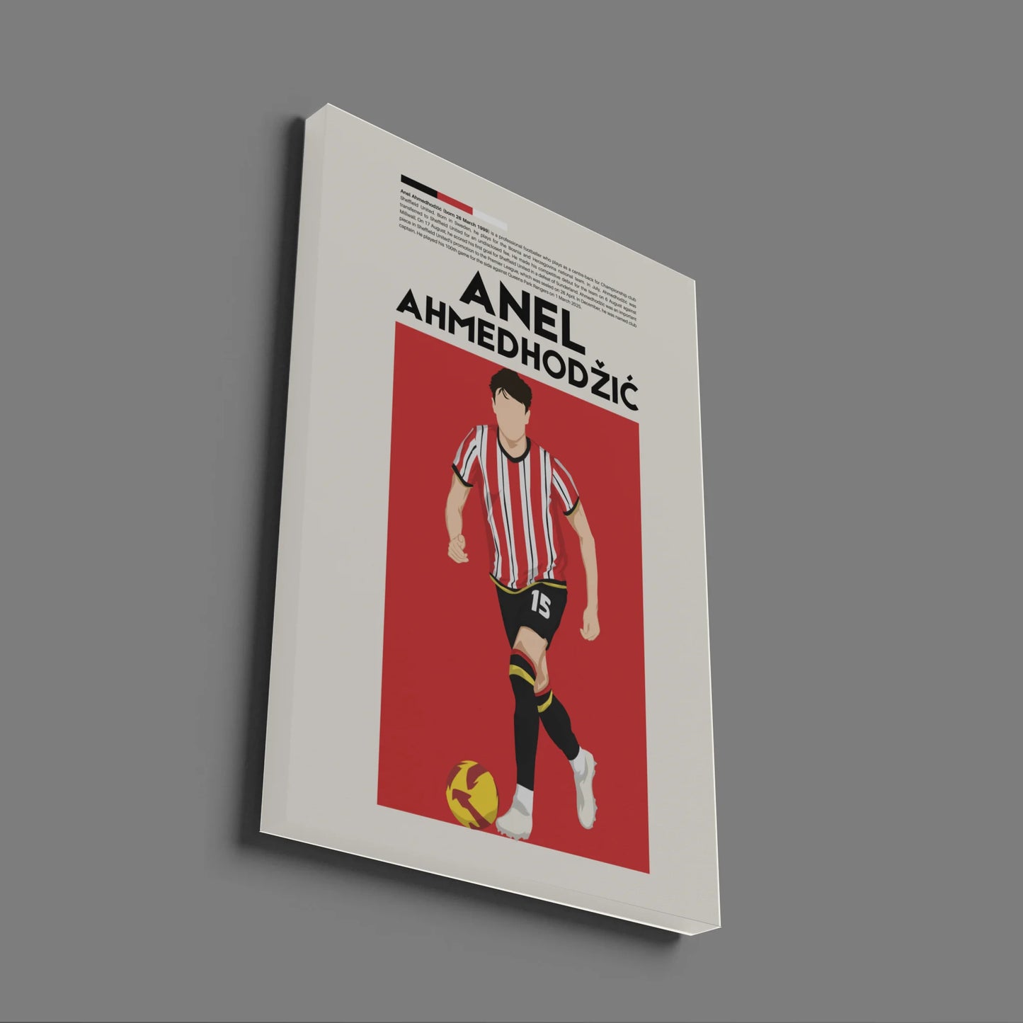 Anel Ahmedhodžić Sheffield Utd - Minimalist
