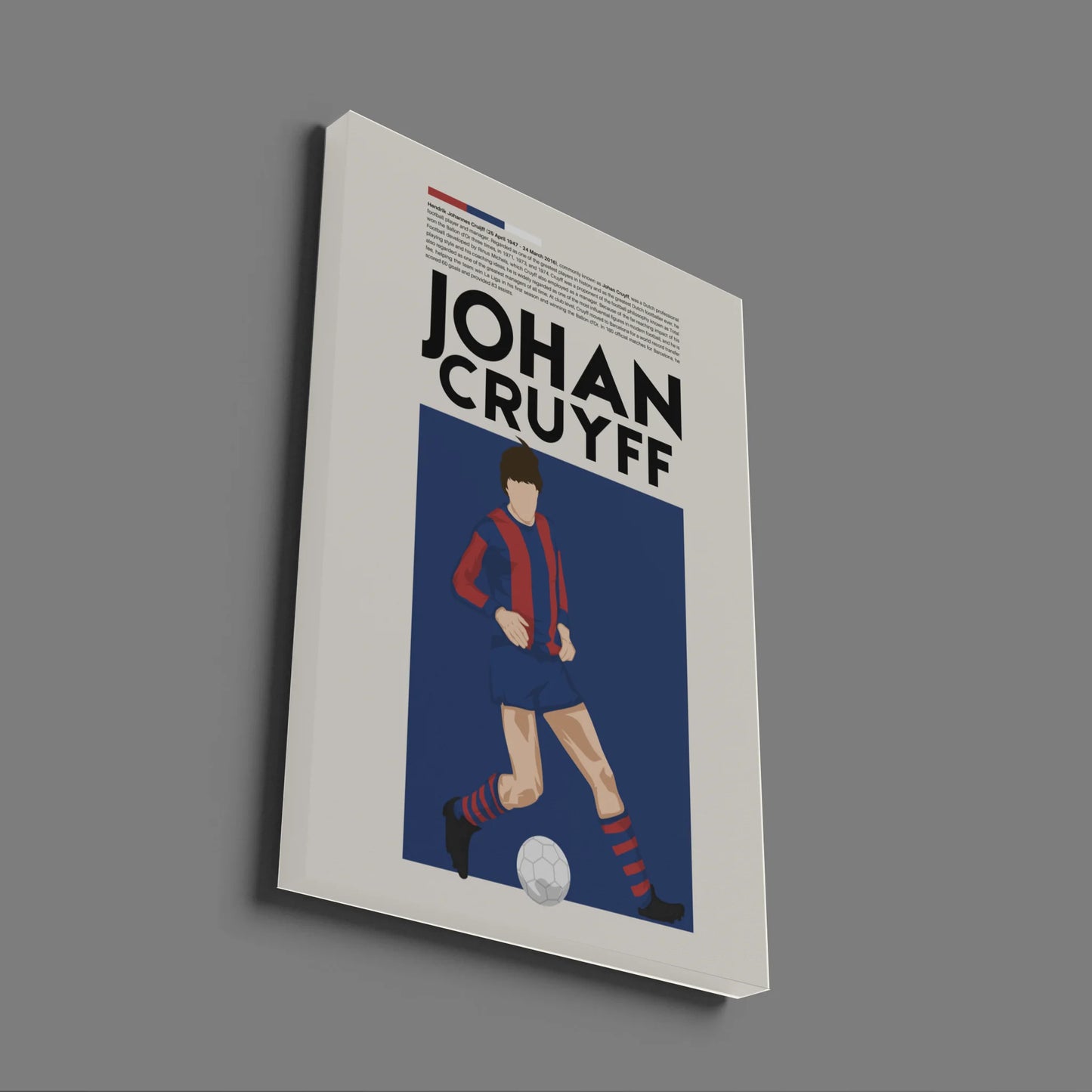 Johan Cruyff Barcelona - Minimalist