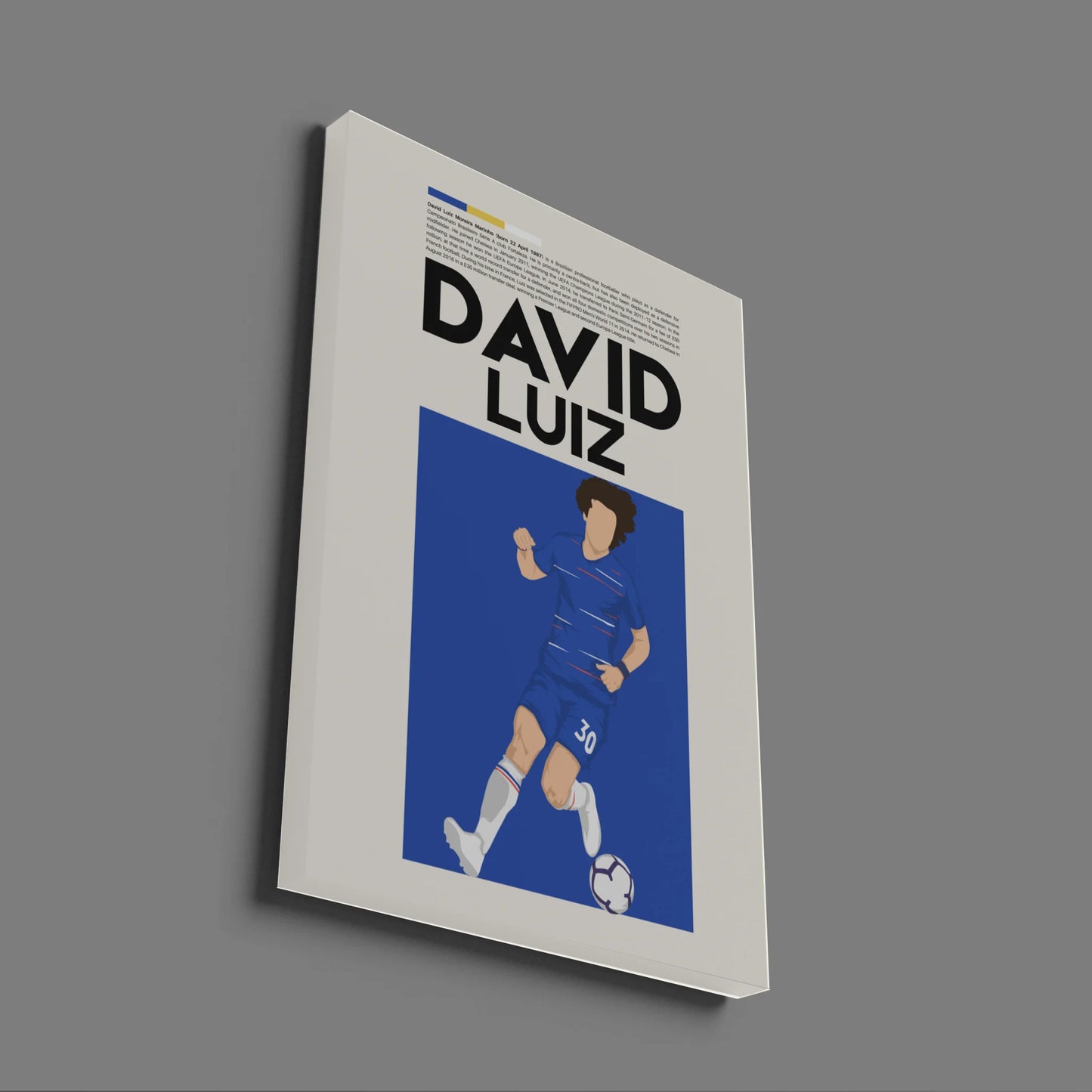 David Luiz Chelsea - Minimalist