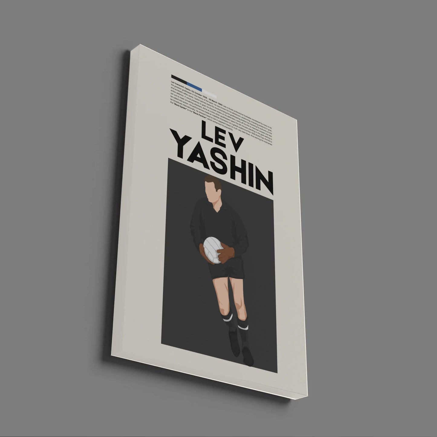 Lev Yashin Dynamo Moscow - Minimalist