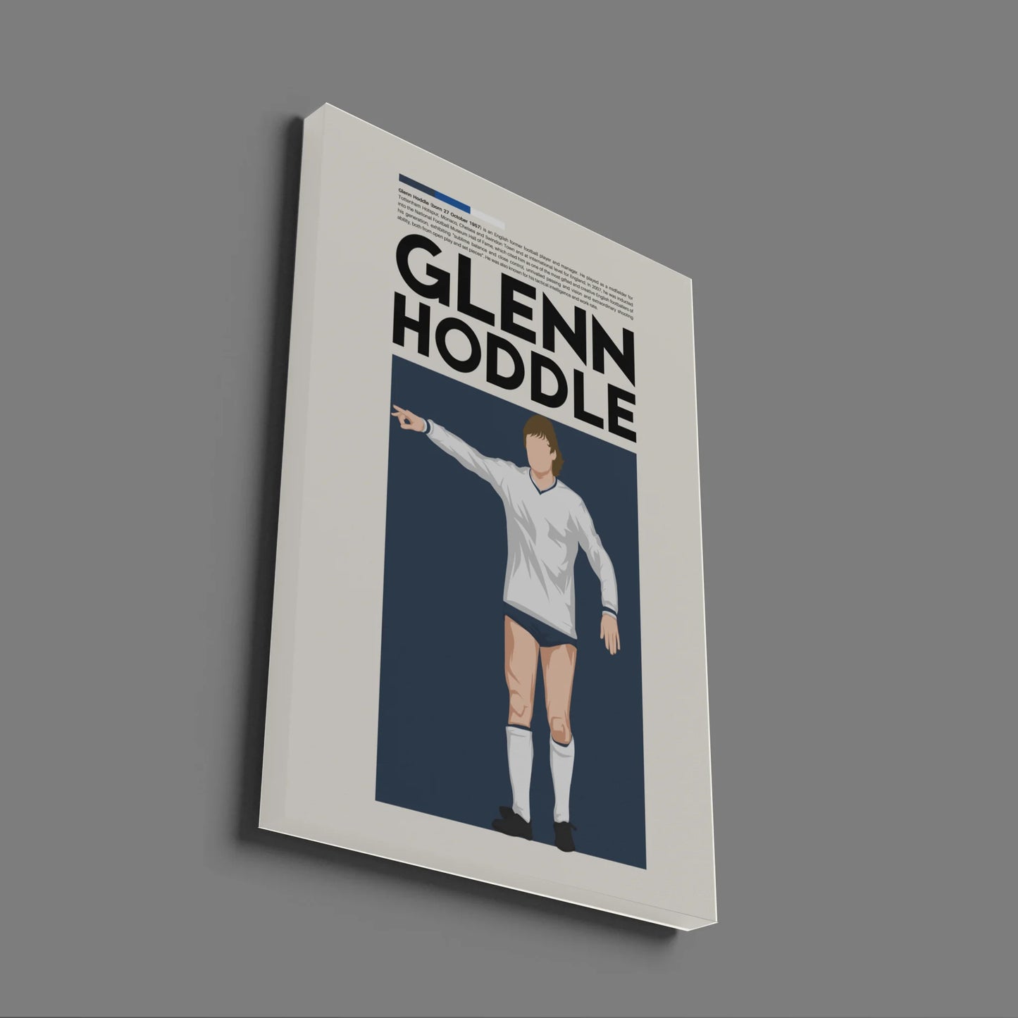 Glenn Hoddle Tottenham - Minimalist