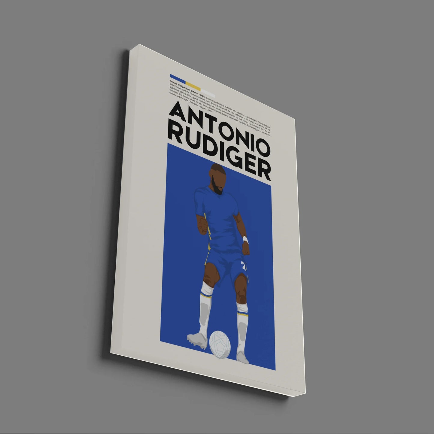 Antonio Rüdiger Chelsea - Minimalist