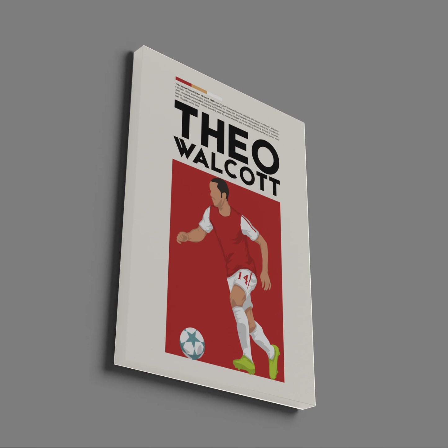 Theo Walcott Arsenal - Minimalist