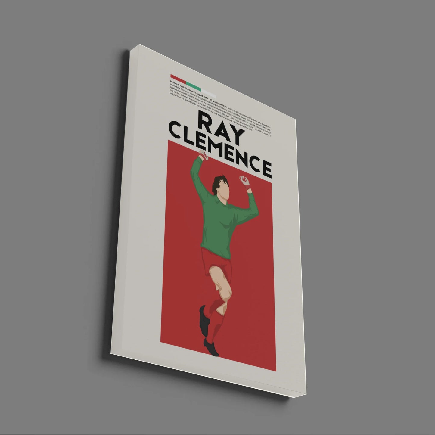 Ray Clemence Liverpool - Minimalist